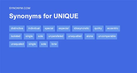 unique synonyms|opposite of unique.